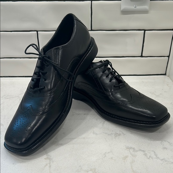 Red Wing Baxter 4790 Oxfords Black Wing Tip Leather Size 11 main image 14